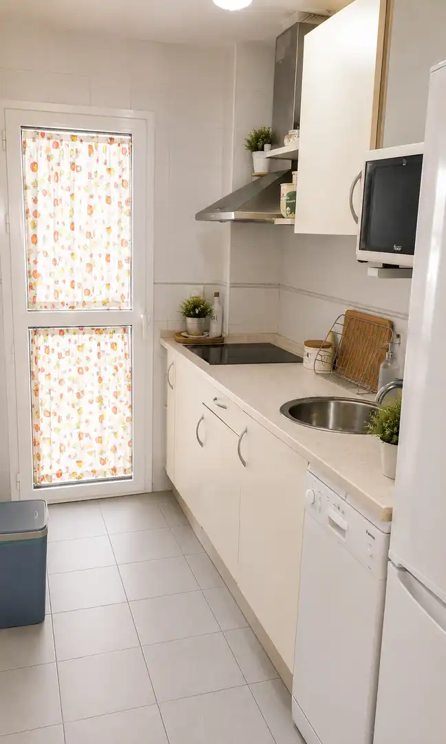 Kitchen of Flat for rent in El Portil  with Terrace, Furnished and Community pool