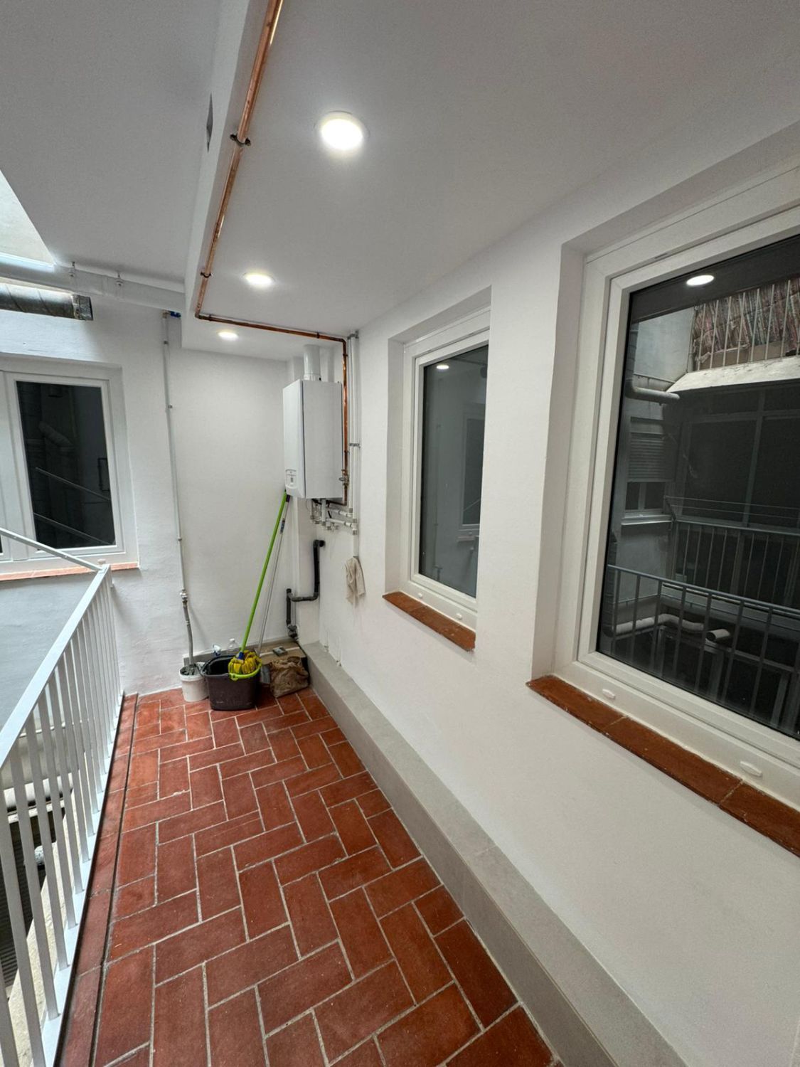 Balcony of Flat to rent in Terrassa  with Heating, Parquet flooring and Balcony