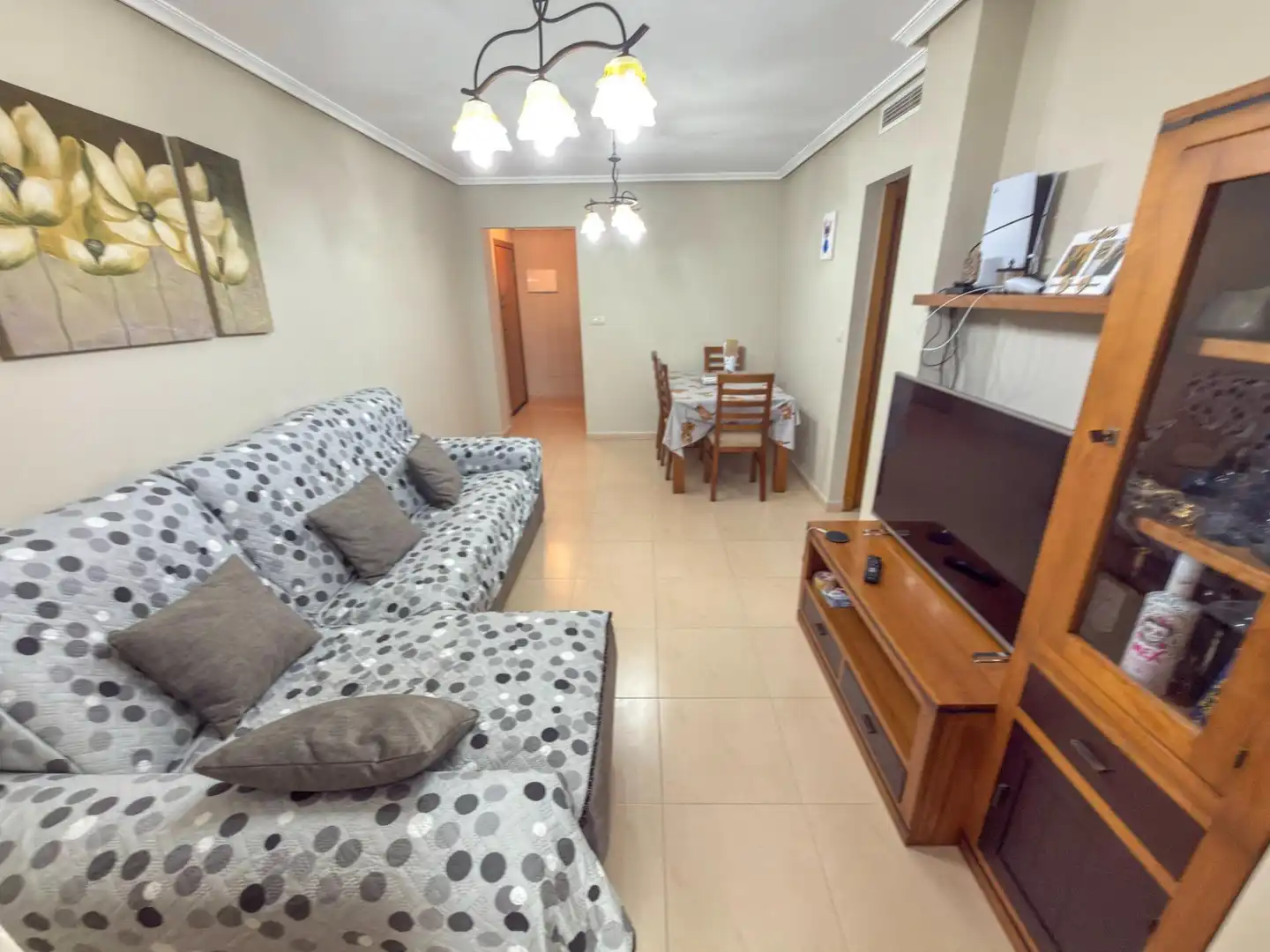 Sala de estar de Piso en venta en Albatera con Aire acondicionado, Amueblado y Balcón
