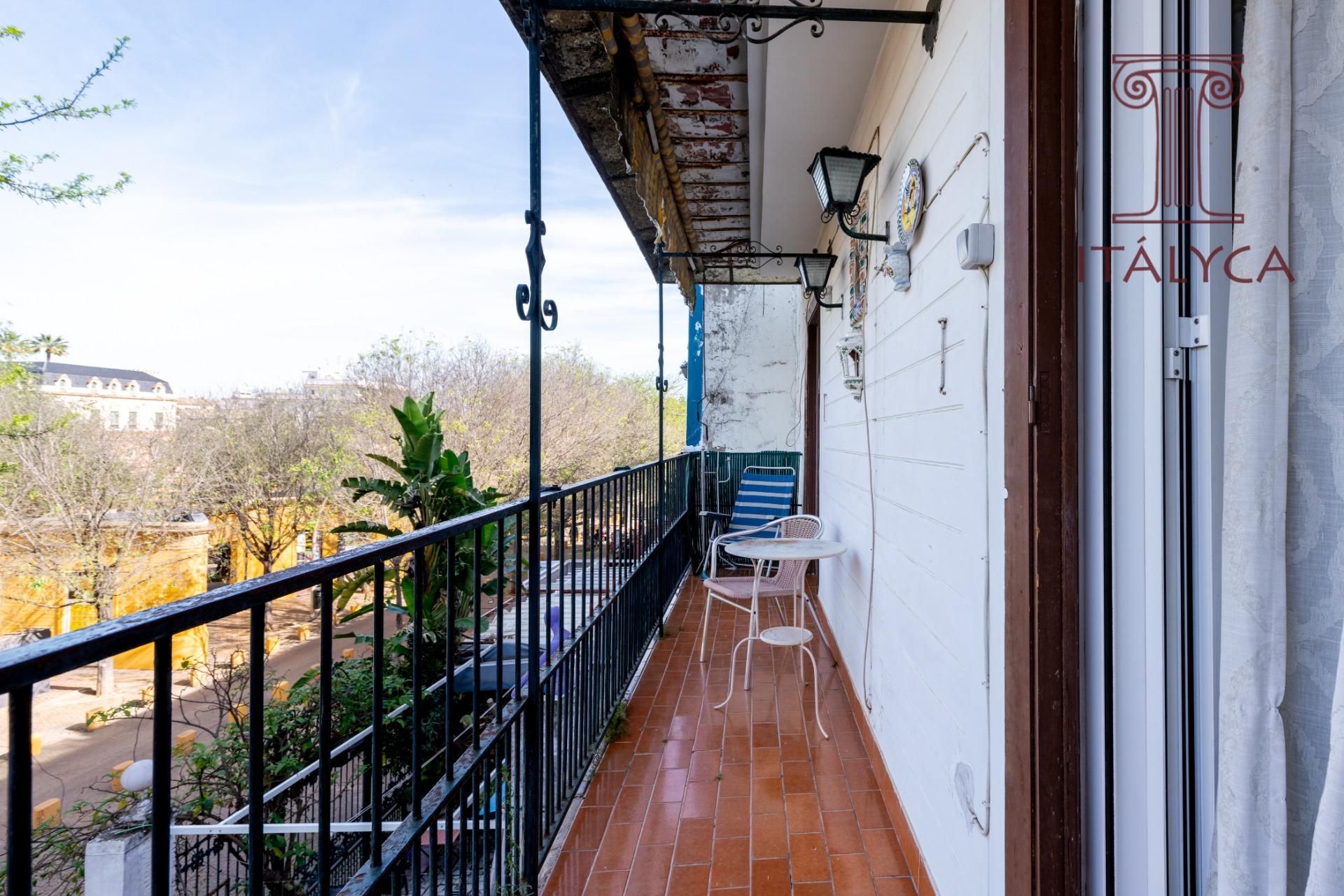 Balcony of Flat for sale in  Sevilla Capital  with Air Conditioner, Heating and Terrace