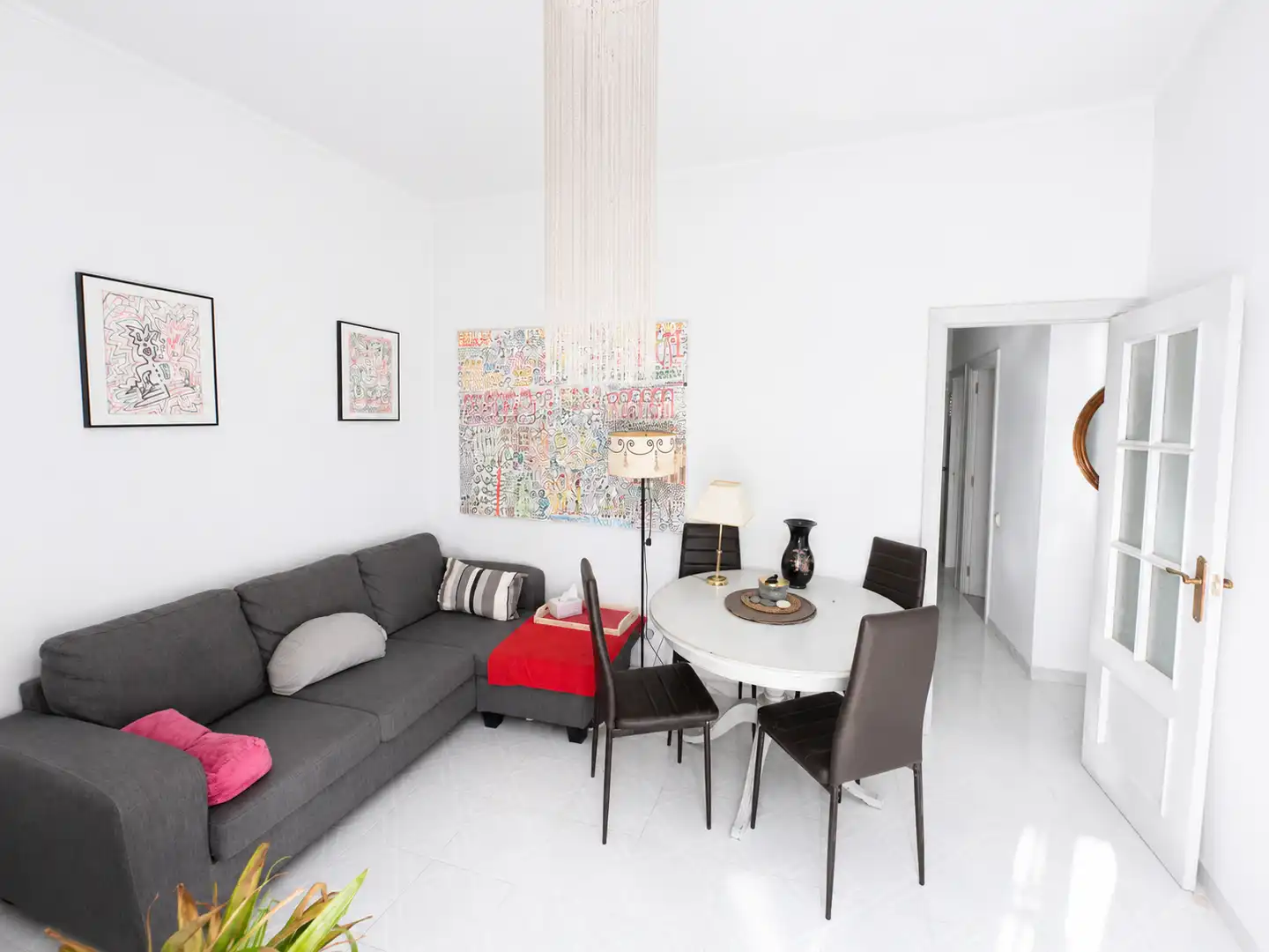 Living room of Attic for sale in Sitges  with Air Conditioner, Heating and Terrace