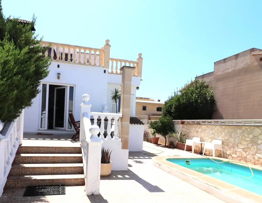 Piscina de Casa o xalet de lloguer en Llucmajor amb Aire condicionat, Jardí privat i Terrassa