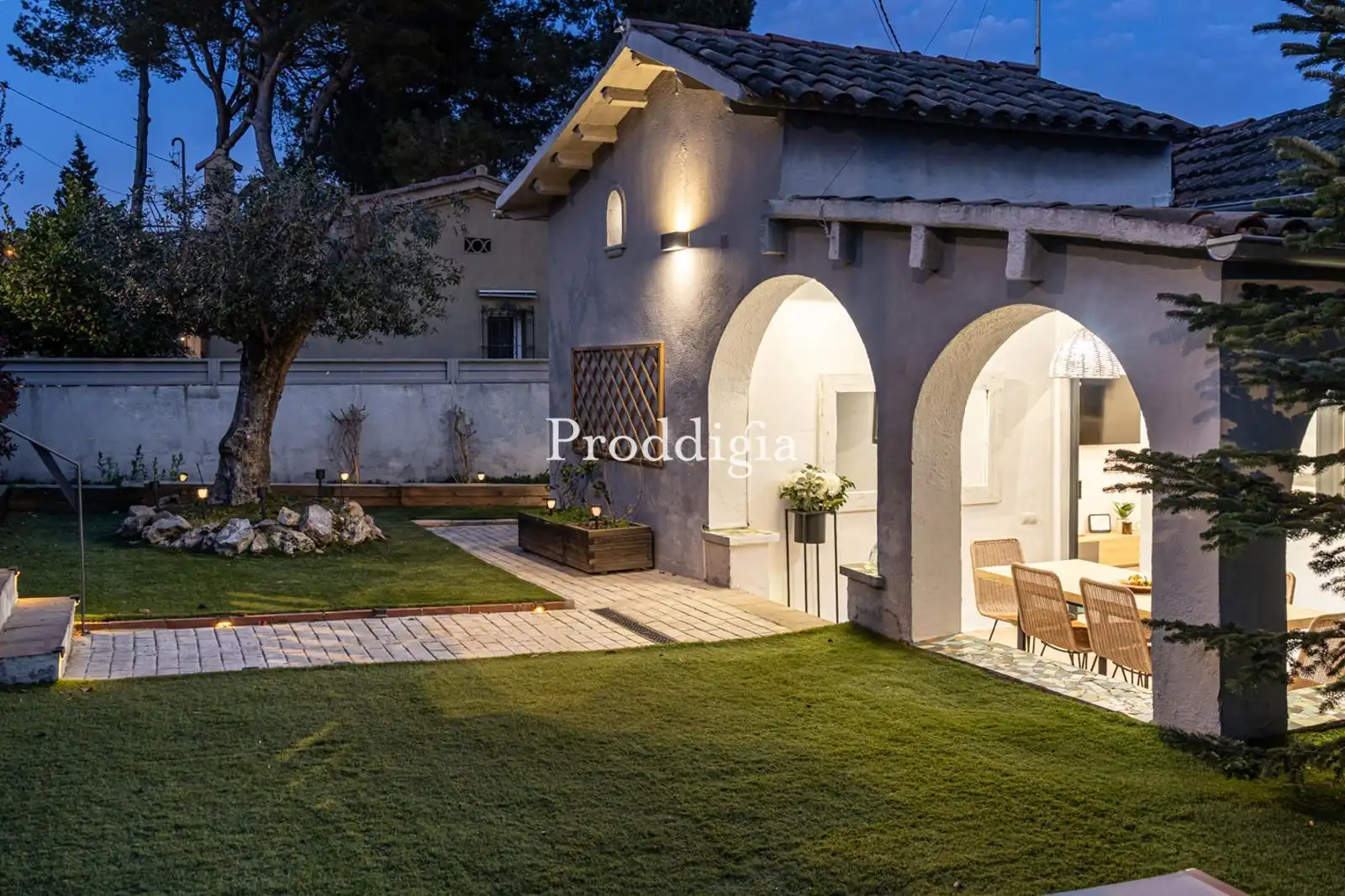 Garten von Haus oder Chalet zur Miete in Sant Cugat del Vallès mit Heizung, Terrasse und Schwimmbad