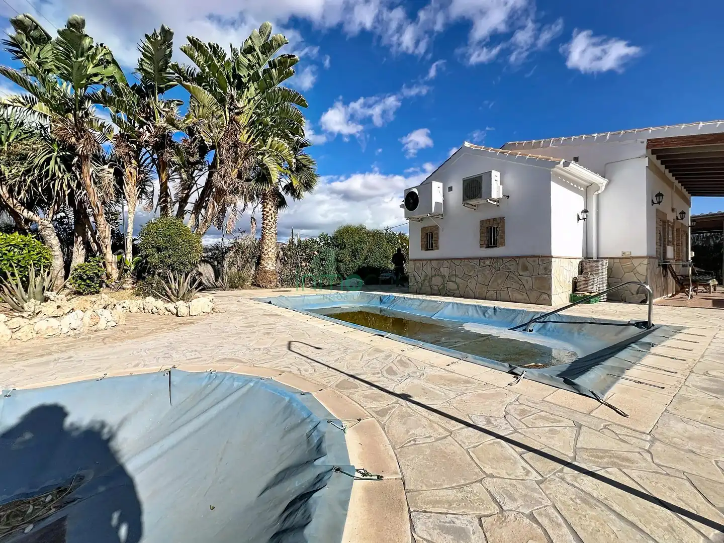 Piscina de Finca rústica en venda en Cuevas del Almanzora amb Aire condicionat, Jardí privat i Terrassa
