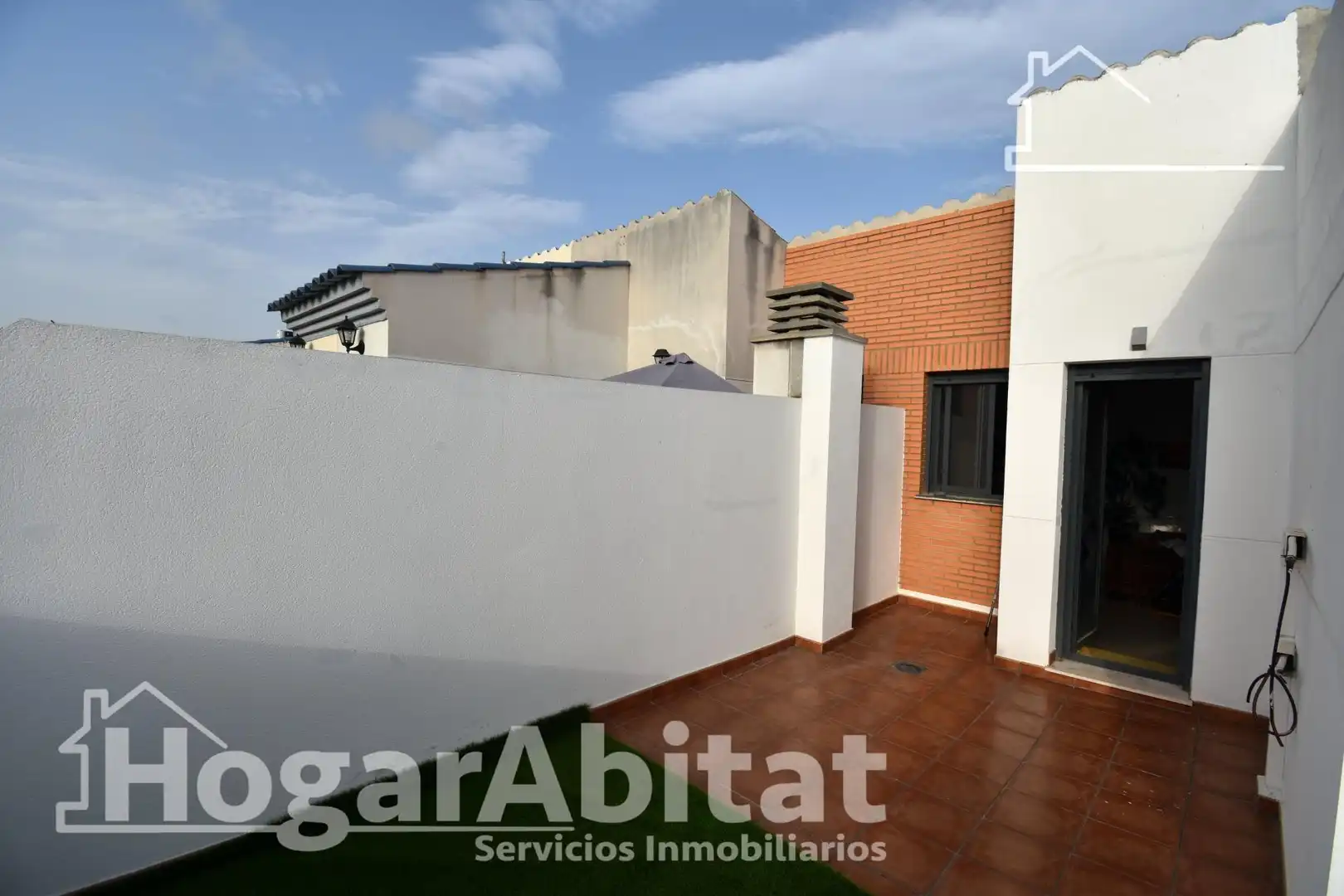 Terrassa de Casa adosada en venda en Almazora / Almassora amb Terrassa, Traster i Moblat