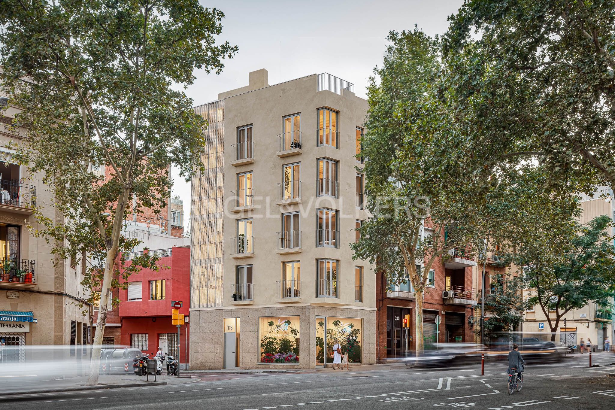 Vista exterior de Apartament en venda en  Barcelona Capital amb Aire condicionat, Calefacció i Terrassa