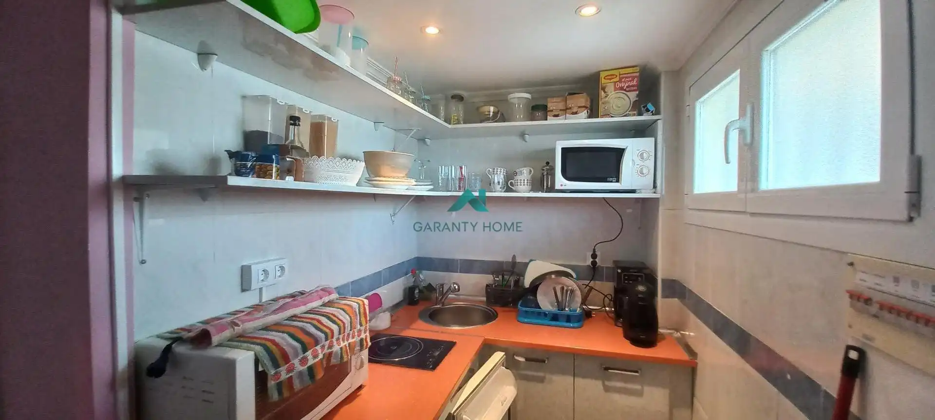 Kitchen of Study for rent in Laredo  with Private garden and Furnished