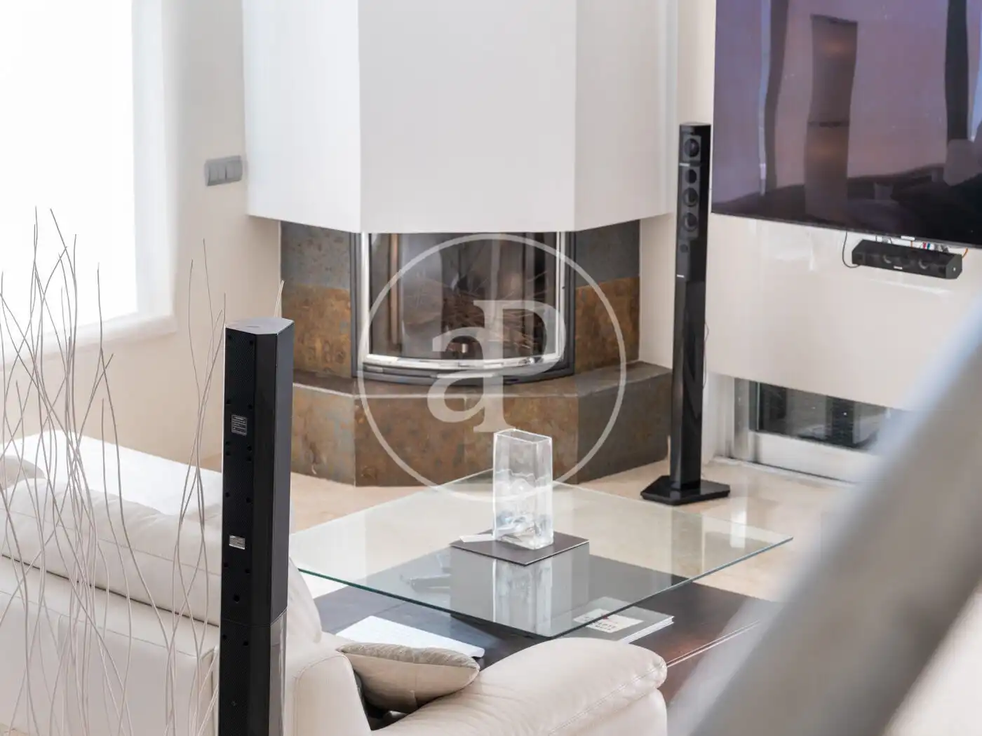 Sala de estar de Casa o chalet en venta en Gilet con Aire acondicionado, Calefacción y Jardín privado