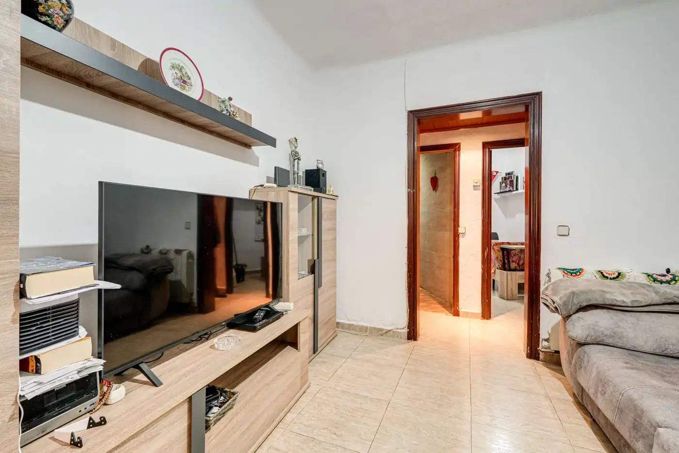 Wohnzimmer von Wohnung zum Verkauf in Barcelona mit Heizung und Möbliert