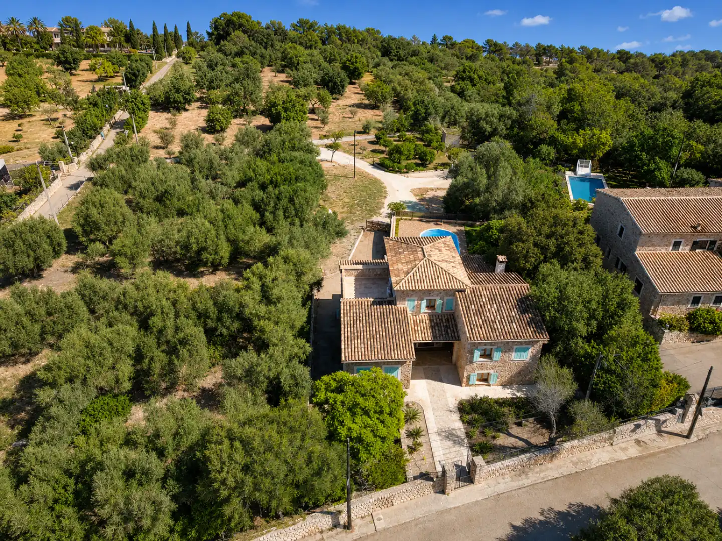 Exterior view of Houses for rent in Santa Eugènia  with Air Conditioner, Heating and Private garden