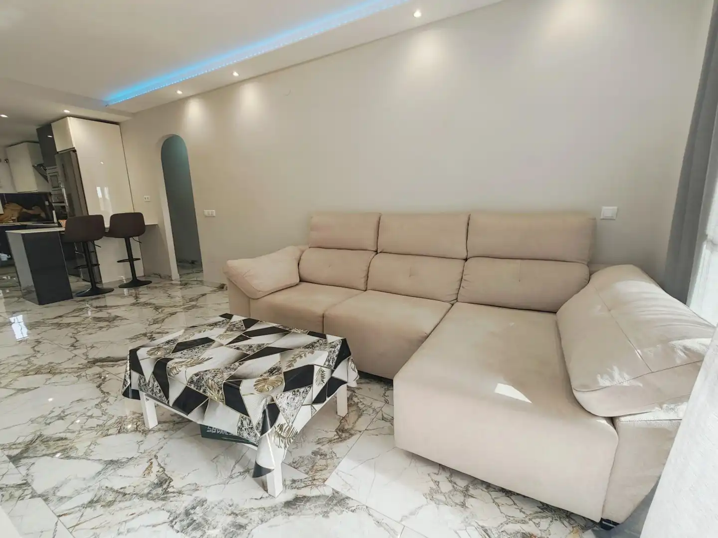 Living room of Ground floor for rent in Mijas  with Air Conditioner, Private garden and Terrace