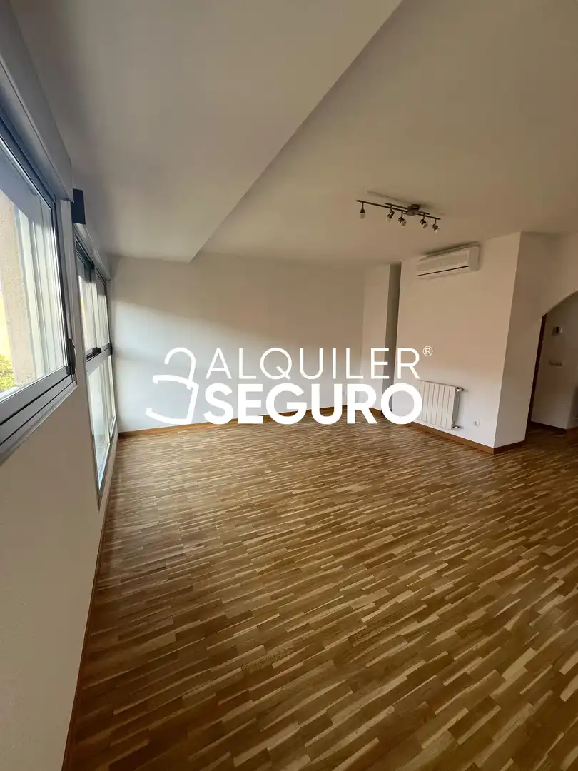 Wohnzimmer von Wohnung zur Miete in Madrid mit Klimaanlage, Heizung und Terrasse
