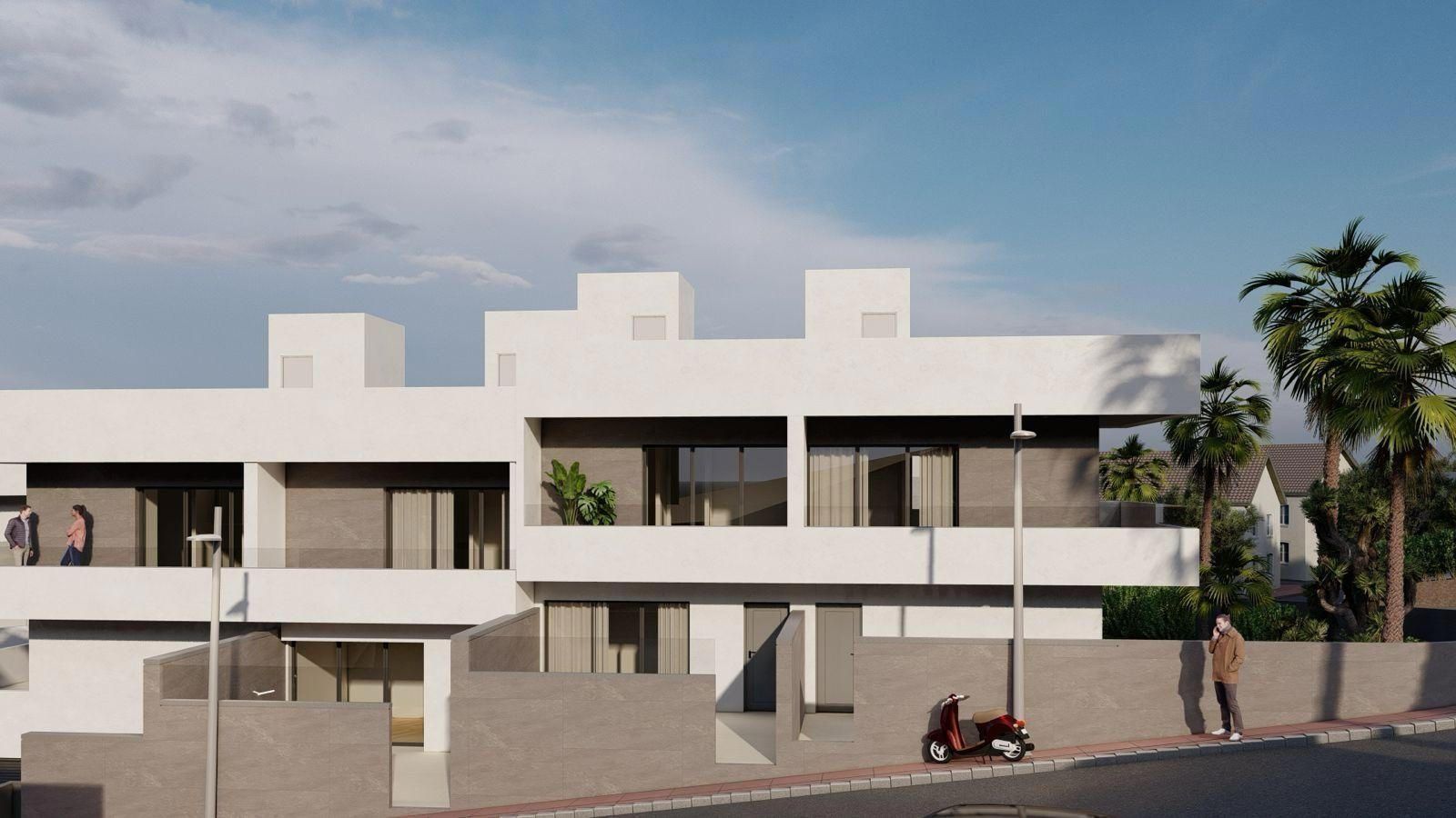 Vista exterior de Àtic en venda en Mojácar amb Terrassa, Traster i Piscina