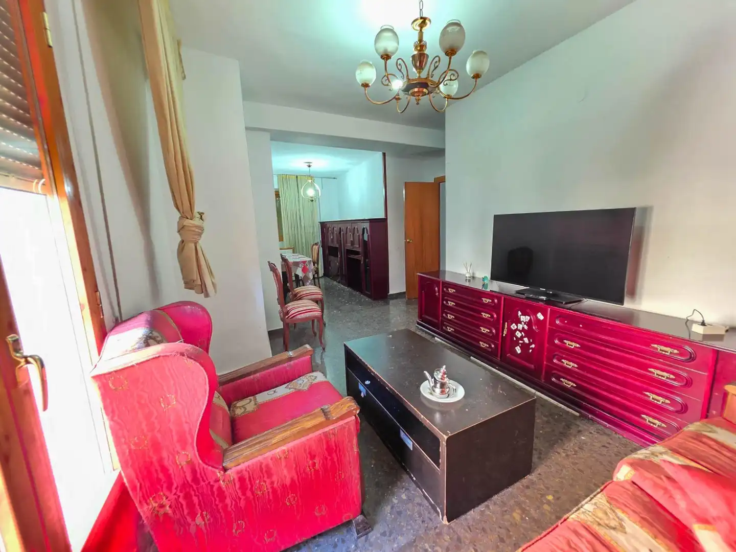 Sala d'estar de Pis en venda en Jaén amb Balcó