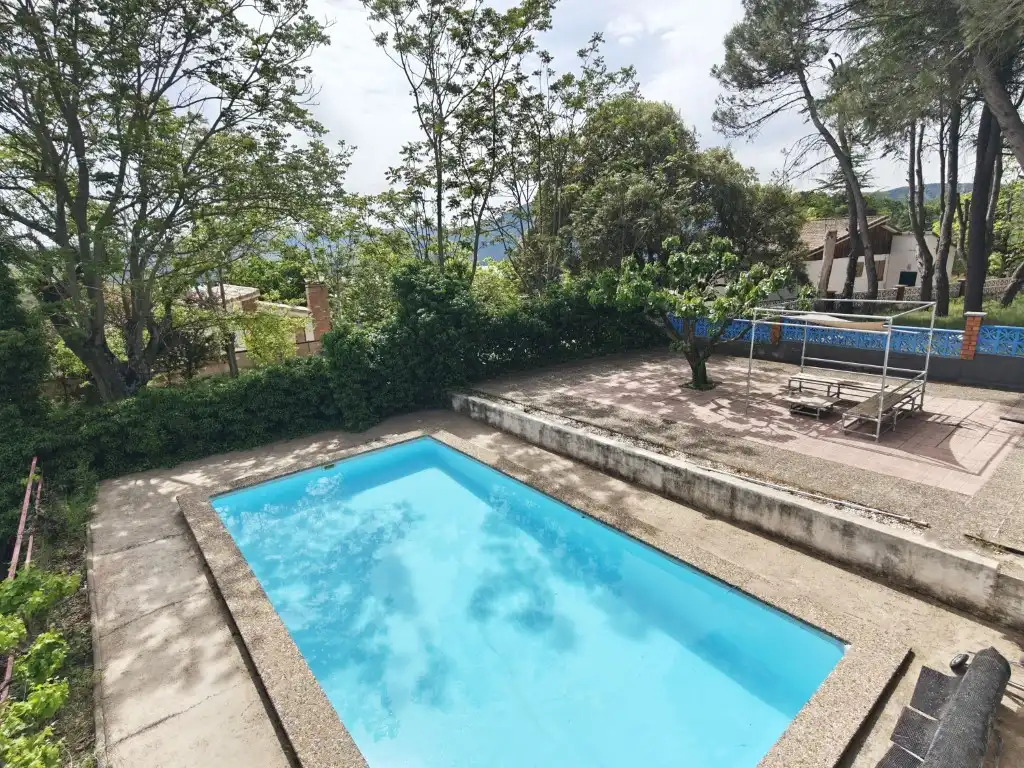 Piscina de Casa o chalet en venta en La Puebla de Castro