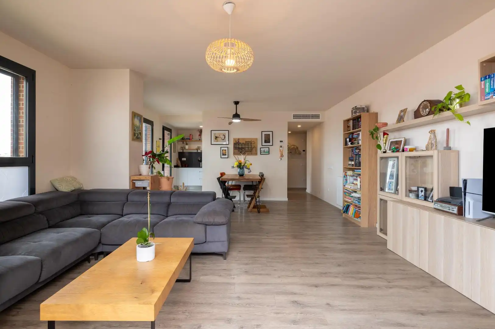 Sala d'estar de Àtic en venda en Sabadell amb Aire condicionat, Calefacció i Parquet