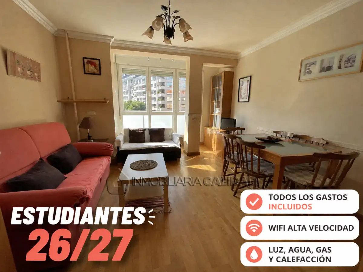Exterior view of Flat for rent in Burgos  with Heating, Terrace and Furnished