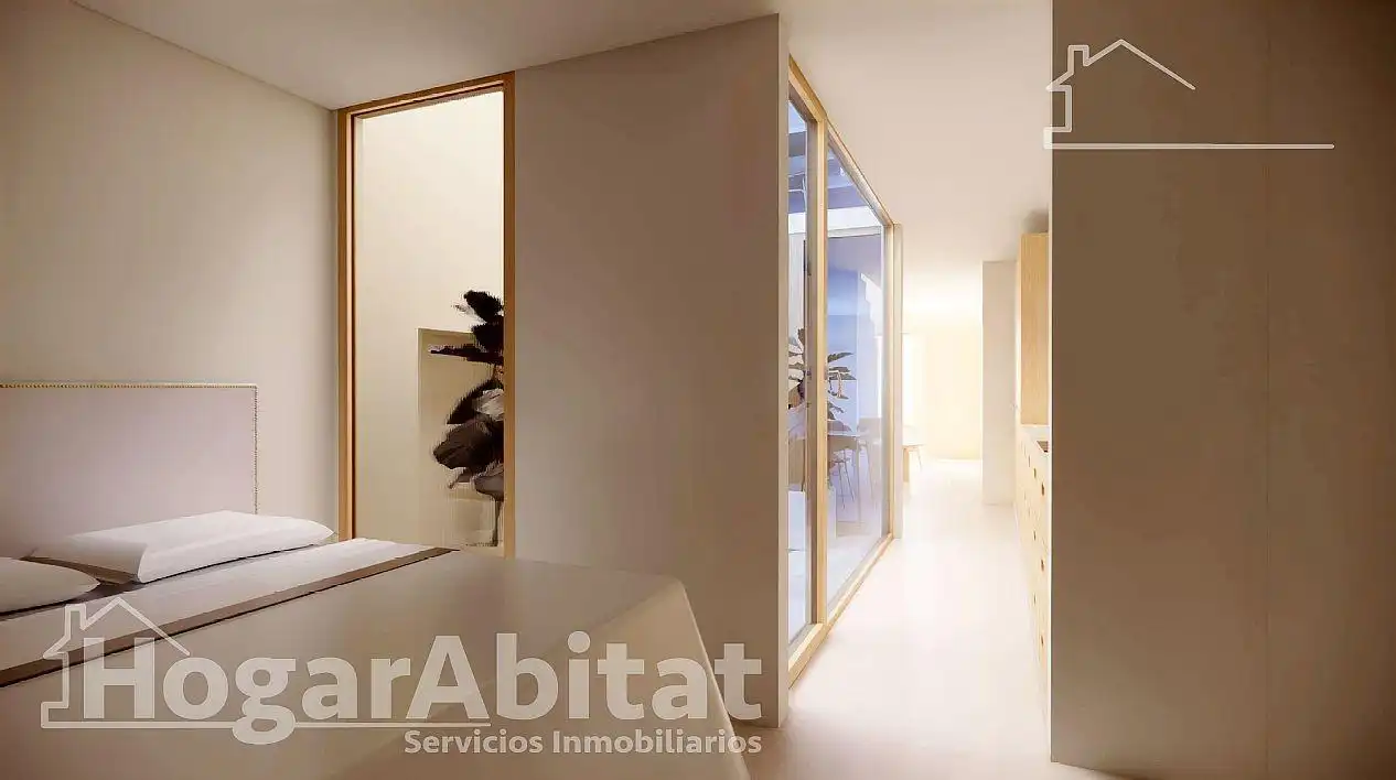 Habitación de Casa adosada en venta en Castellón de la Plana / Castelló de la Plana con Aire acondicionado y Calefacción