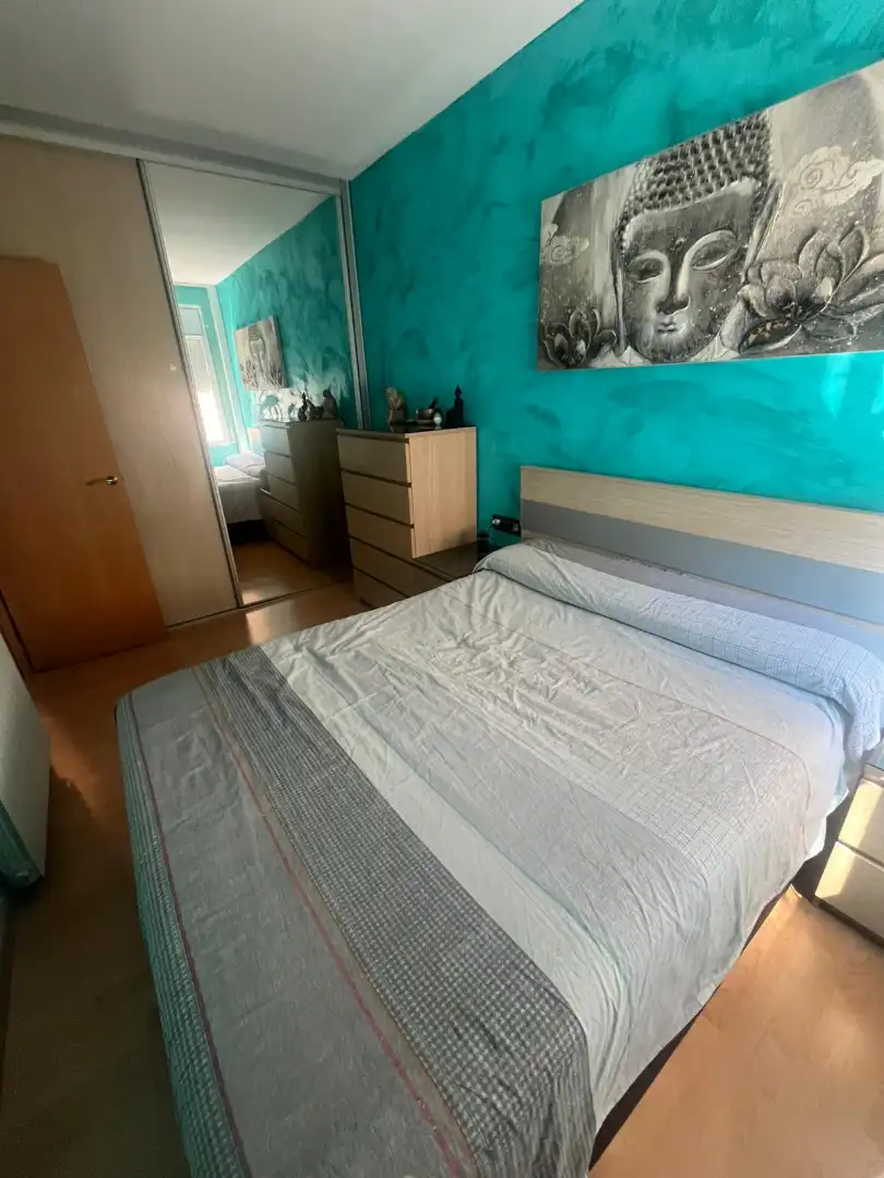 Schlafzimmer von Wohnung zum Verkauf in L'Hospitalet de Llobregat mit Klimaanlage, Heizung und Parkett
