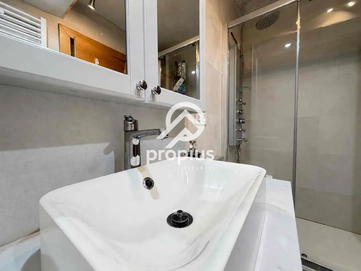 Badezimmer von Wohnung zum Verkauf in Oviedo  mit Heizung, Abstellraum und Möbliert