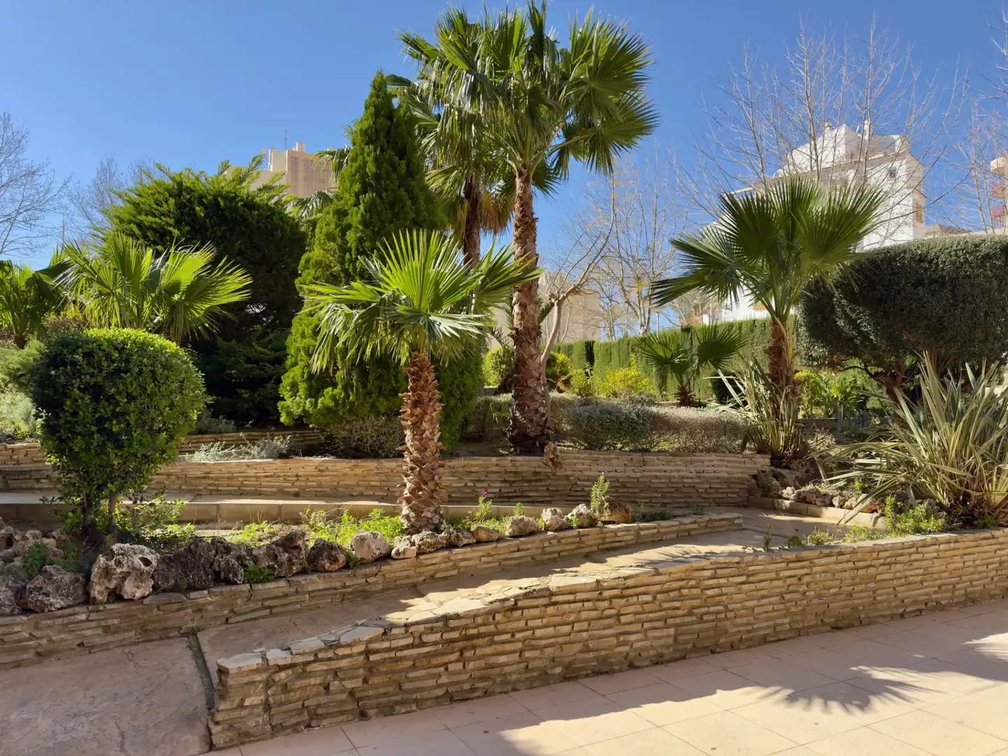 Jardí de Apartament en venda en Calpe / Calp amb Aire condicionat, Calefacció i Terrassa
