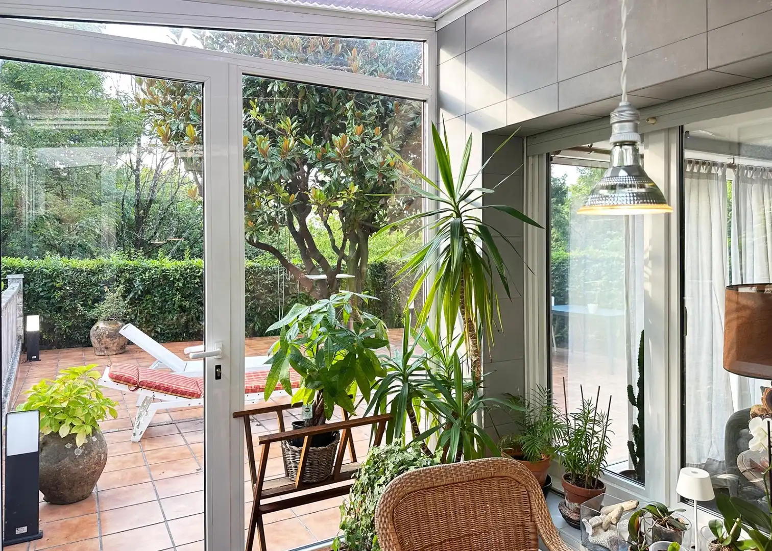 Terrasse von Einfamilien-Reihenhaus zum Verkauf in Donostia - San Sebastián  mit Heizung, Privatgarten und Terrasse