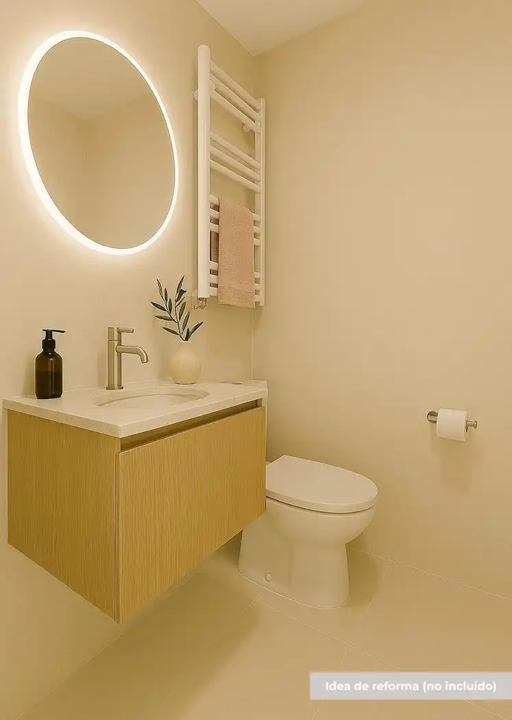 Badezimmer von Wohnungen zum Verkauf in Calpe / Calp mit Terrasse, Möbliert und Gemeinschaftspool
