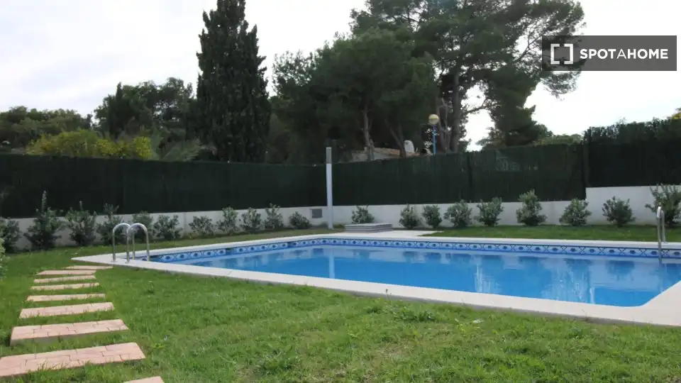 Piscina de Apartament per a compartir en Torrevieja amb Aire condicionat, Calefacció i Terrassa