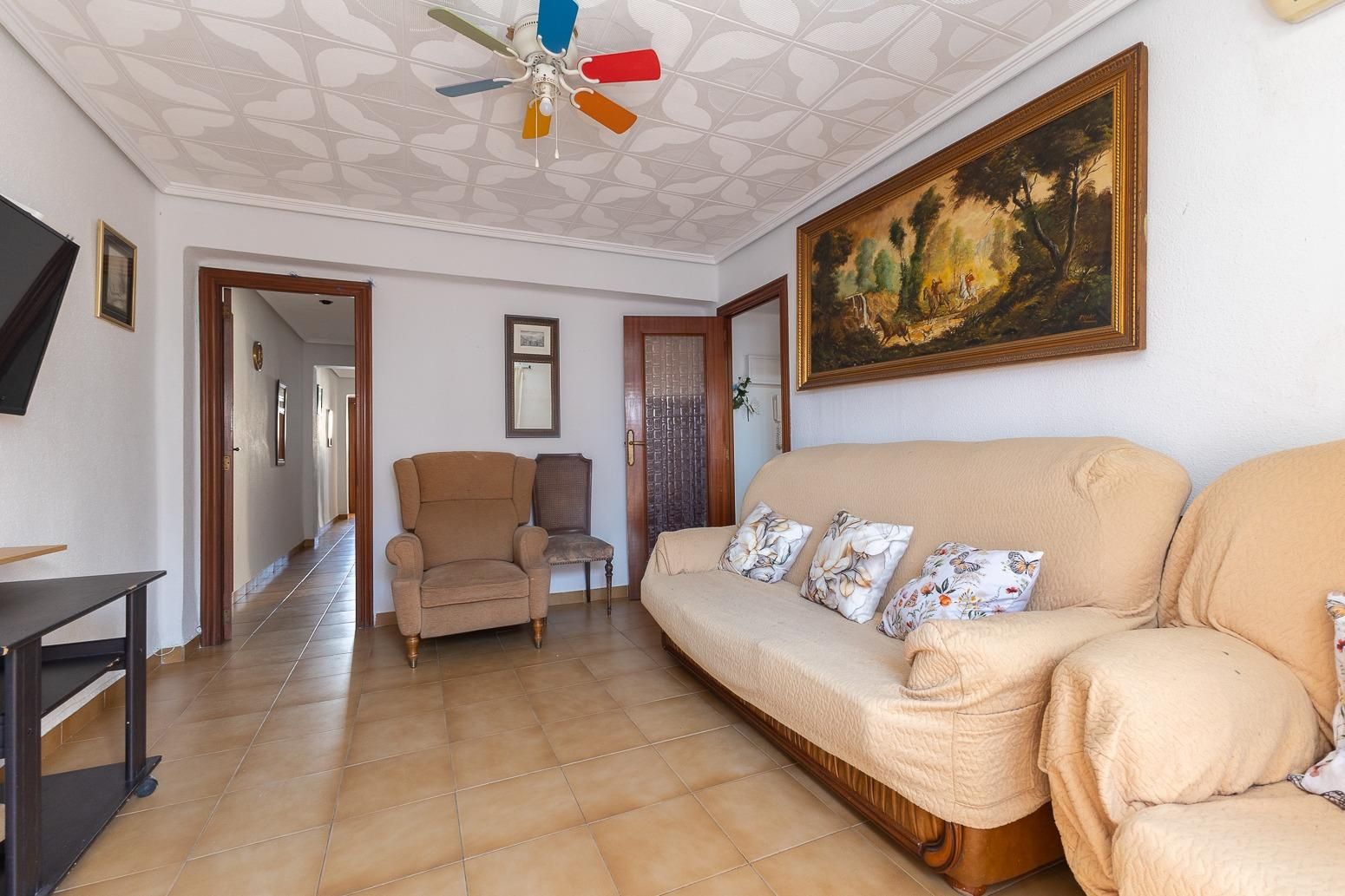 Living room of Flat for sale in Burjassot  with Air Conditioner and Balcony