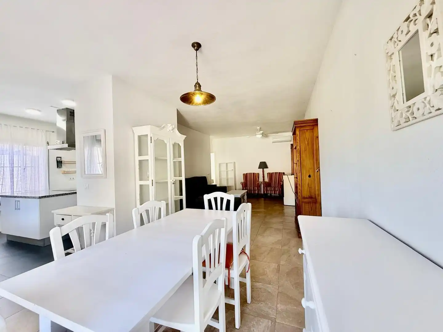 Menjador de Casa o xalet en venda en Orihuela amb Aire condicionat, Jardí privat i Terrassa