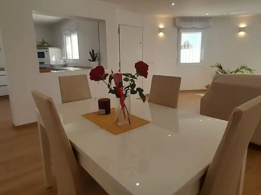 Dining room of Houses for sale in Mijas  with Air Conditioner, Terrace and Swimming Pool