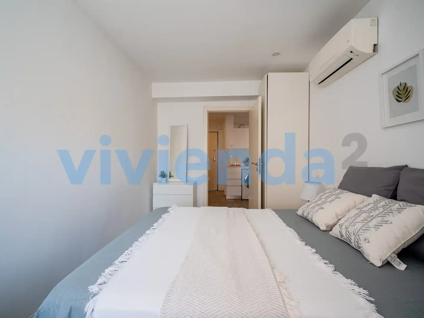 Schlafzimmer von Wohnung zum Verkauf in Madrid mit Klimaanlage, Heizung und Möbliert