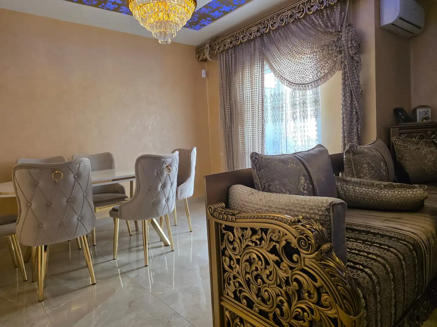 Esszimmer von Wohnung zum Verkauf in Vila-real mit Klimaanlage, Abstellraum und Ofen