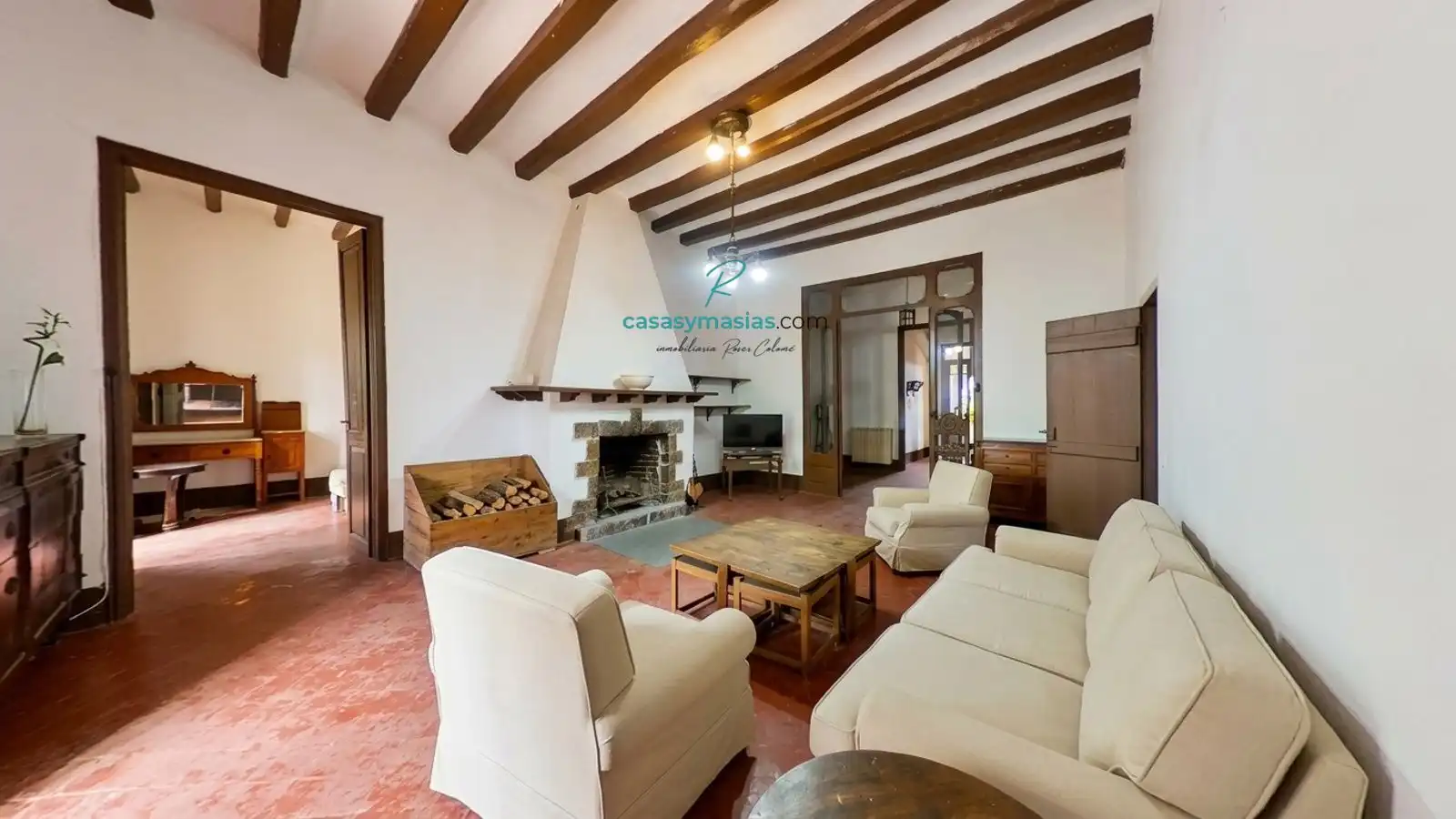 Sala d'estar de Finca rústica en venda en Tarragona amb Calefacció, Jardí privat i Terrassa