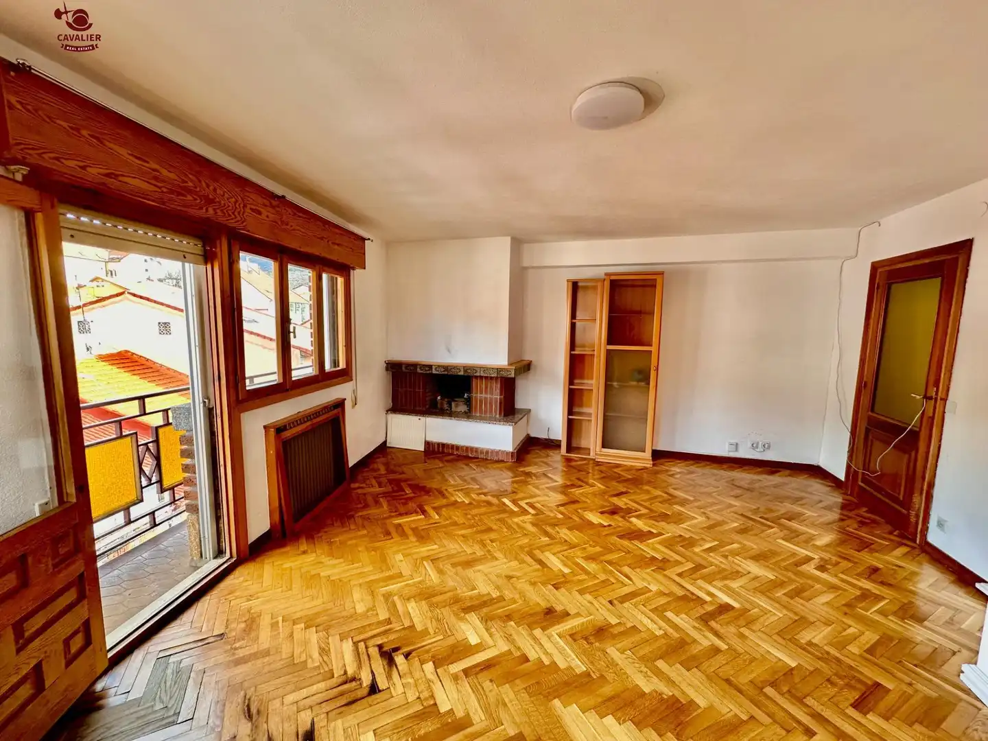 Sala d'estar de Àtic en venda en Cercedilla amb Terrassa i Balcó