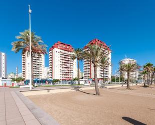 Vista exterior de Àtic de lloguer en Gandia amb Aire condicionat, Calefacció i Jardí privat