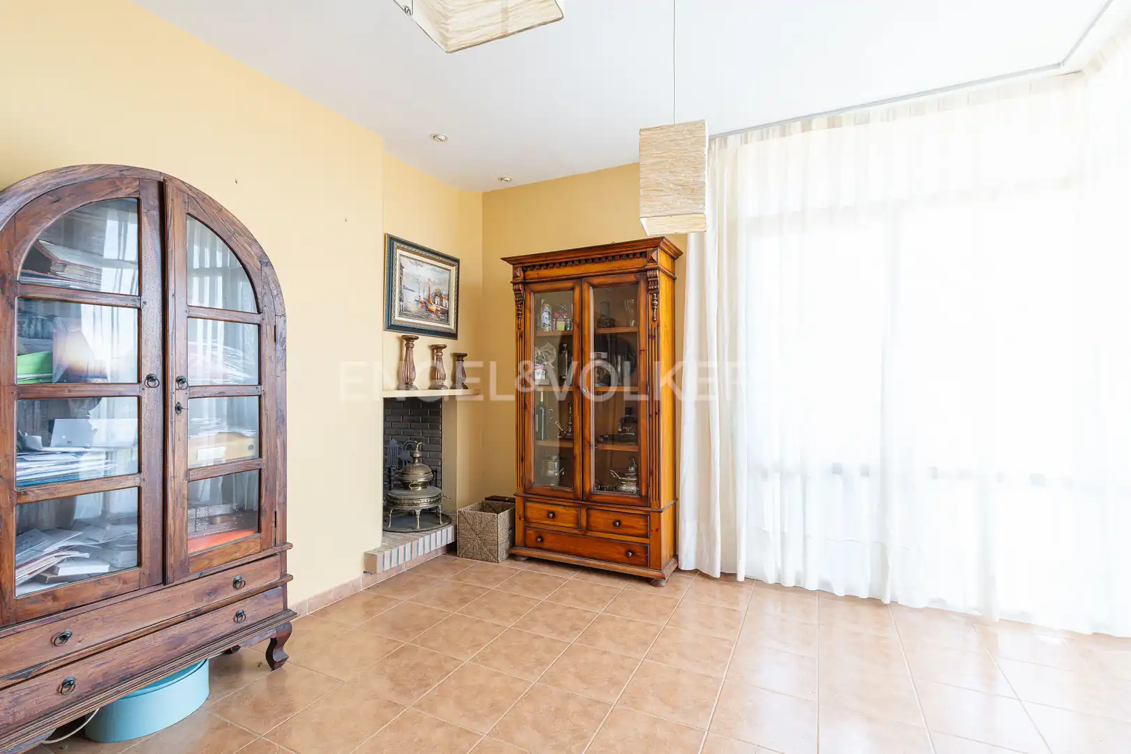 Sala d'estar de Casa o xalet en venda en Collado Villalba amb Aire condicionat, Calefacció i Jardí privat