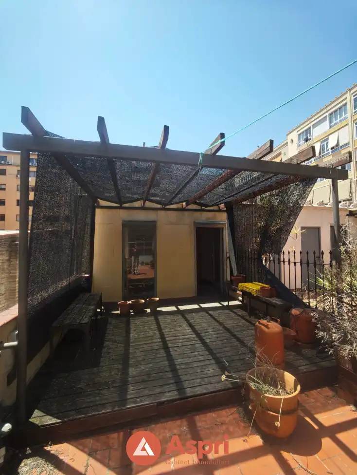 Terraza de Piso de alquiler en Barcelona con Aire acondicionado, Jardín privado y Terraza