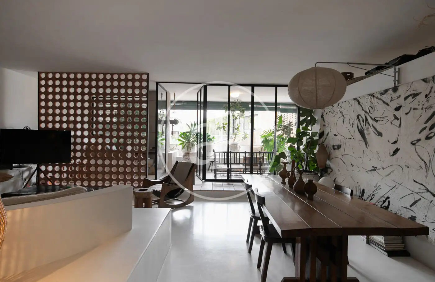 Comedor de Piso en venta en Barcelona con Calefacción, Terraza y Amueblado