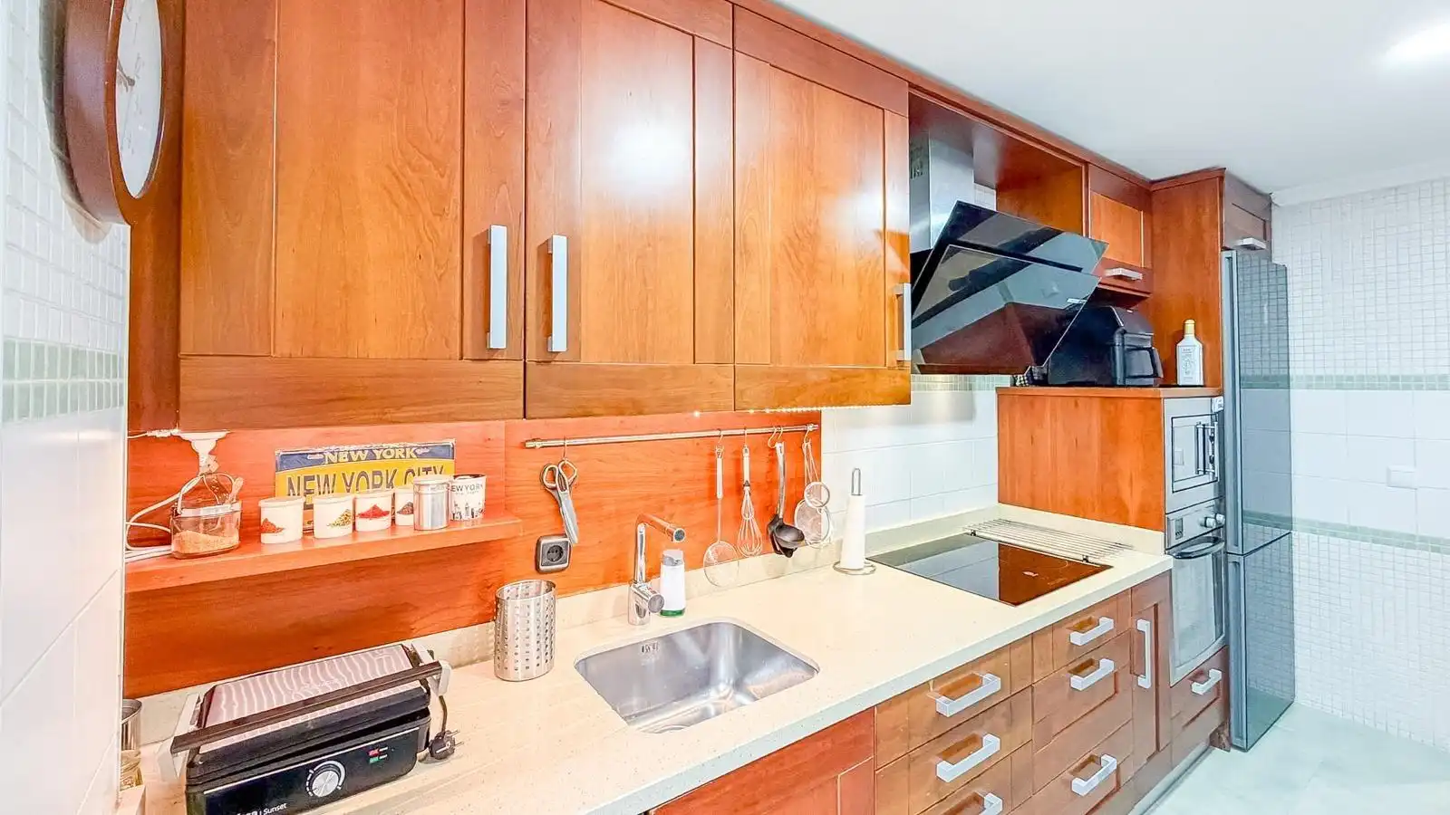 Kitchen of Flat for sale in Málaga  with Air Conditioner, Heating and Private garden
