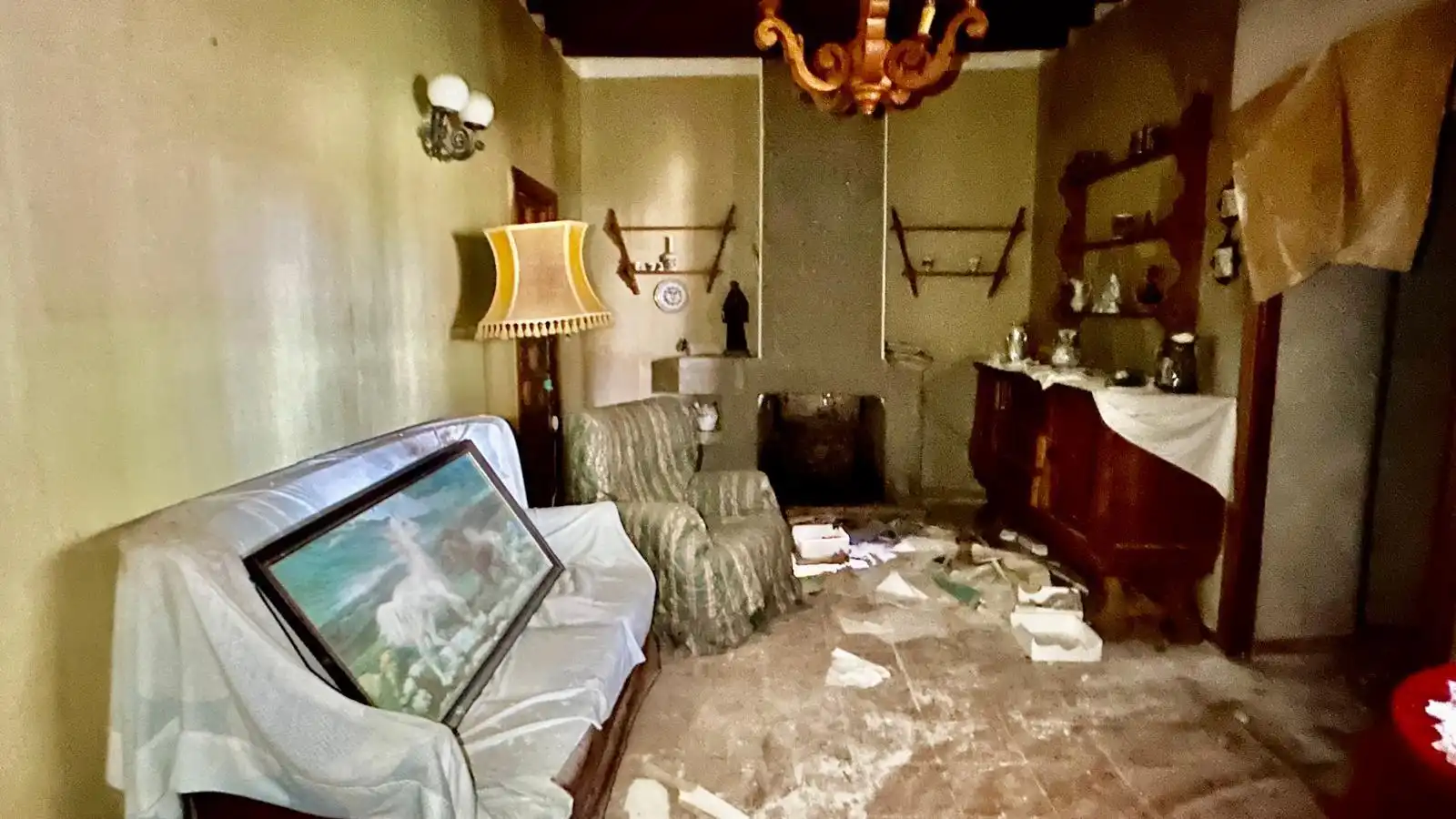 Wohnzimmer von Country house zum Verkauf in Otero