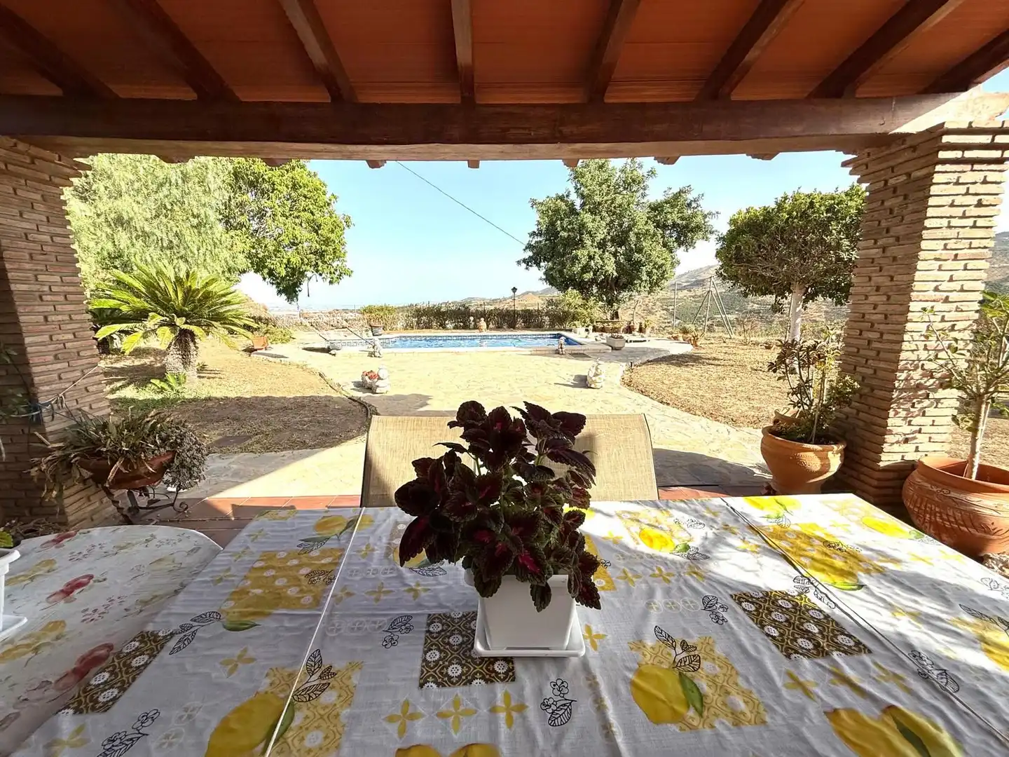 Terrace of Country homes for sale in Cútar  with Air Conditioner, Private garden and Terrace