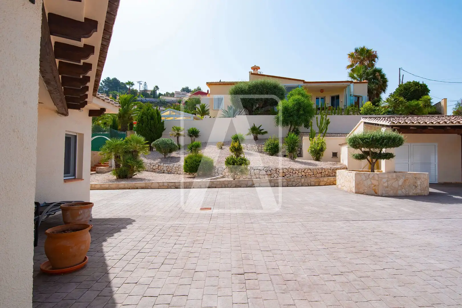 Vista exterior de Casa o xalet en venda en Calpe / Calp amb Aire condicionat, Calefacció i Jardí privat