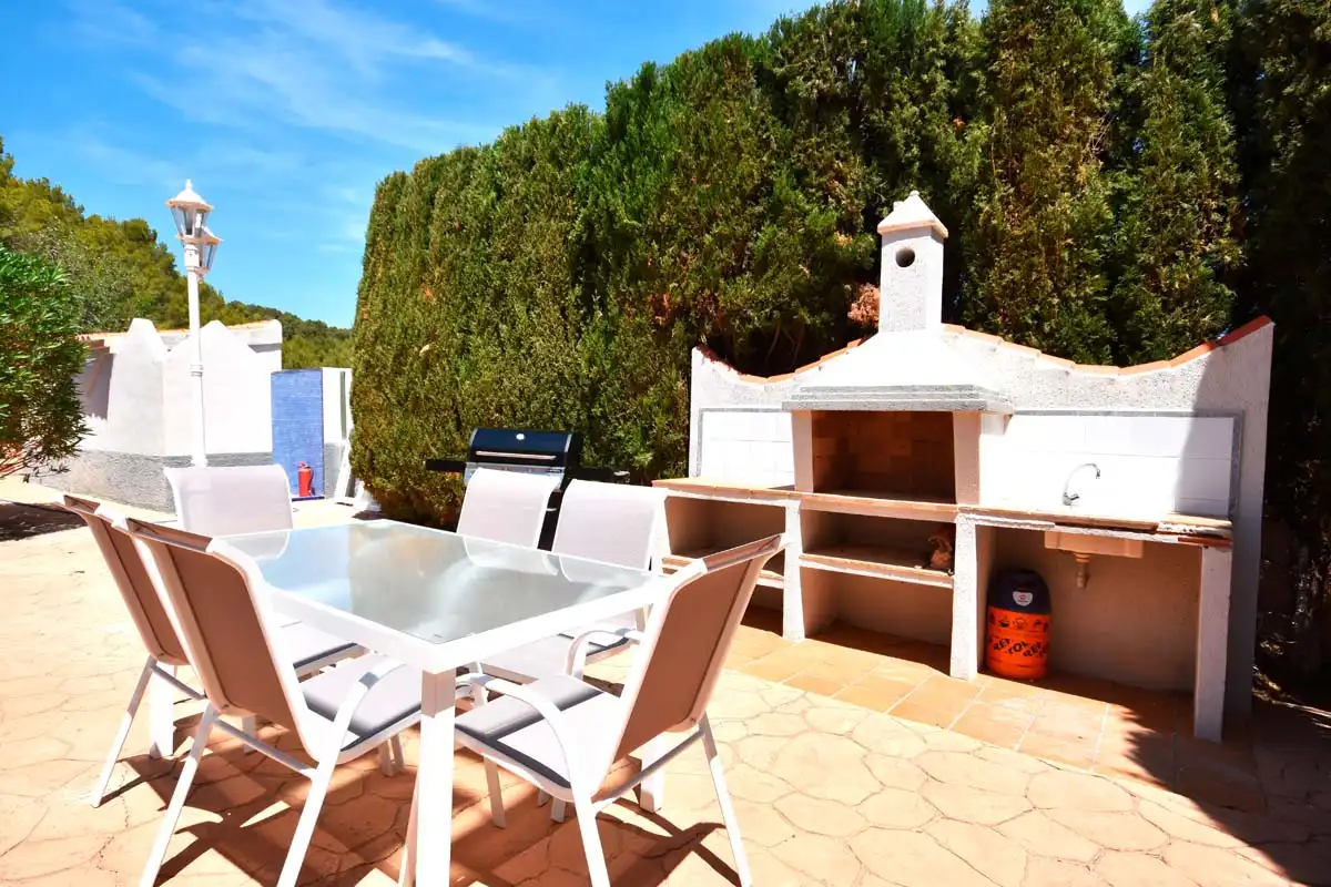 Jardín de Casa o chalet en venta en Calpe / Calp con Aire acondicionado, Jardín privado y Terraza