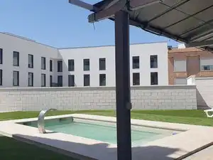 Exterior view of Detached homes for sale in Villanueva de la Cañada  with Air Conditioner, Heating and Private garden