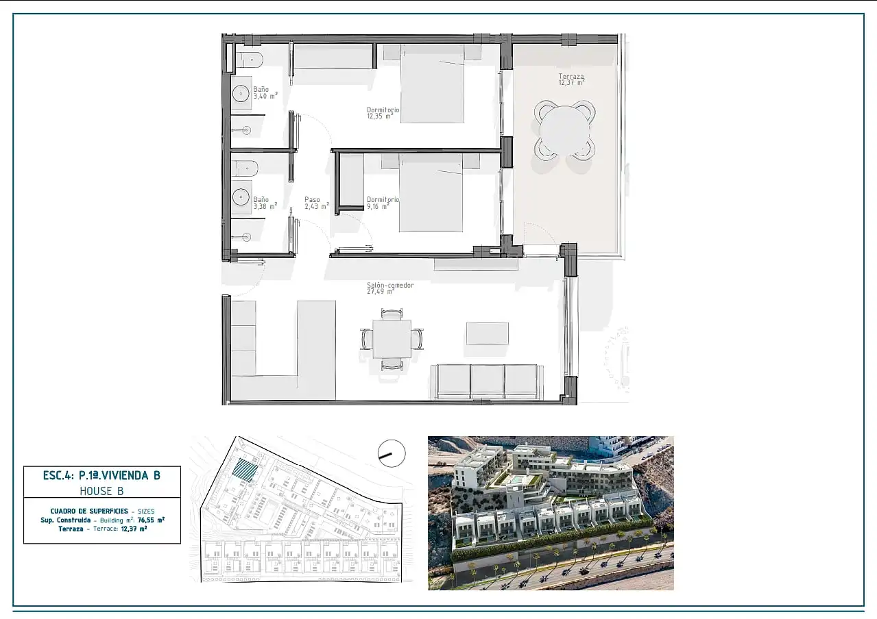 Apartament amb terrassa en venda a El Hornillo, imagen 16
