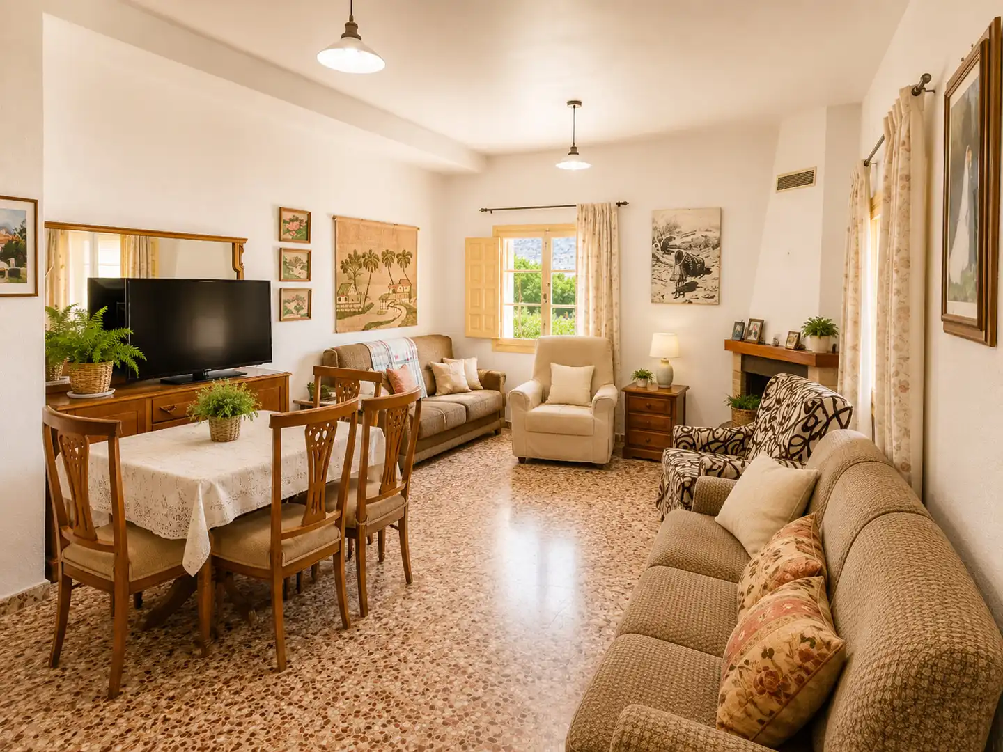 Sala d'estar de Casa o xalet en venda en Alicante / Alacant
