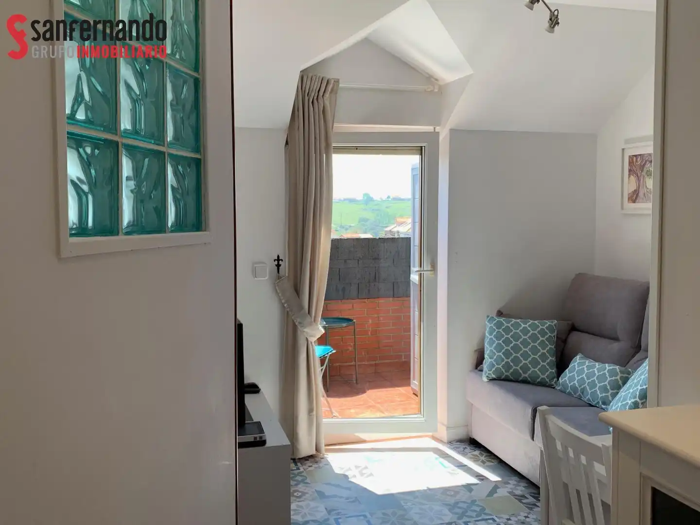 Terrassa de Apartament de lloguer en Suances amb Calefacció, Jardí privat i Terrassa