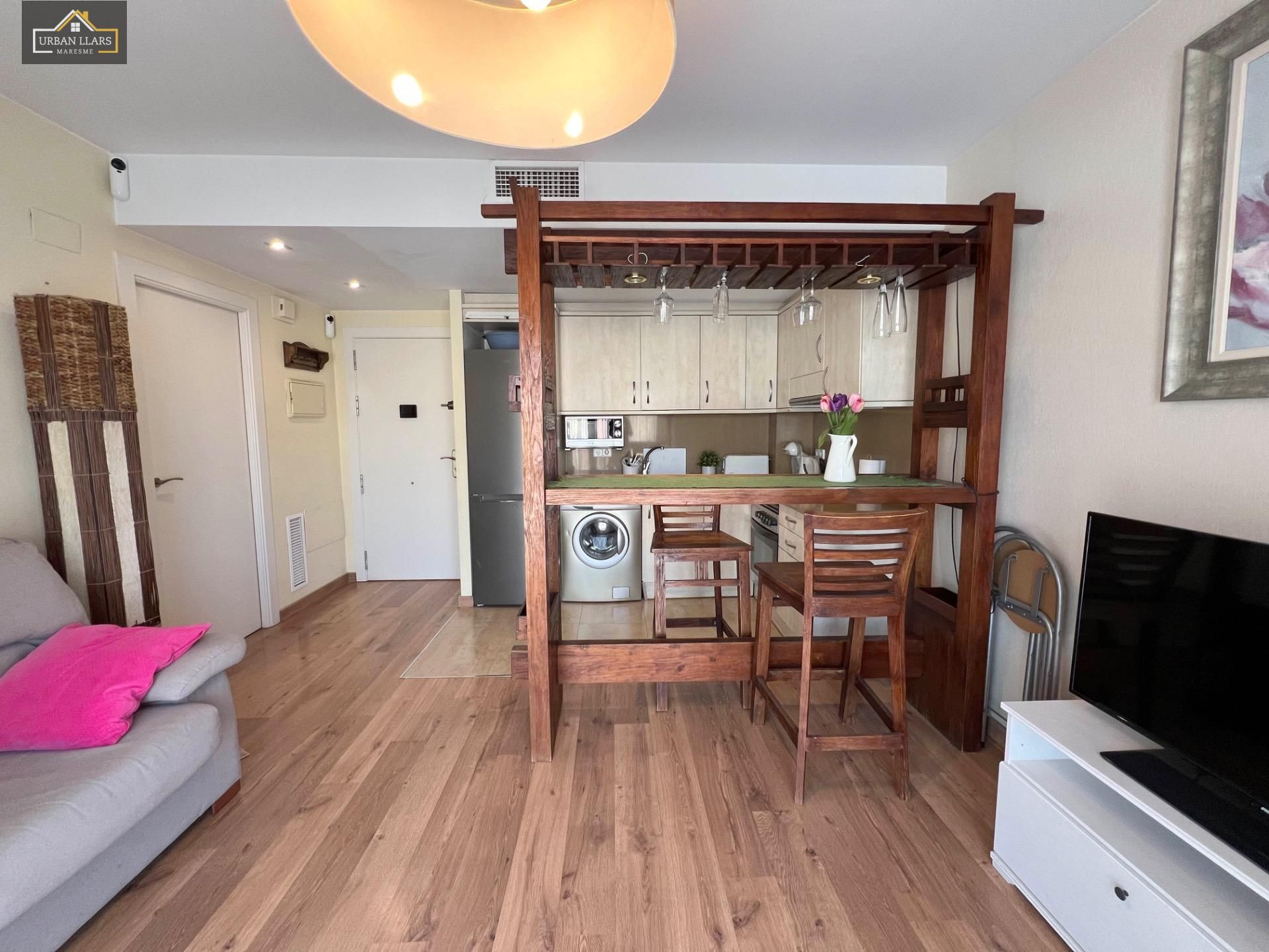 Kitchen of Flat for sale in Lloret de Mar  with Air Conditioner, Parquet flooring and Balcony