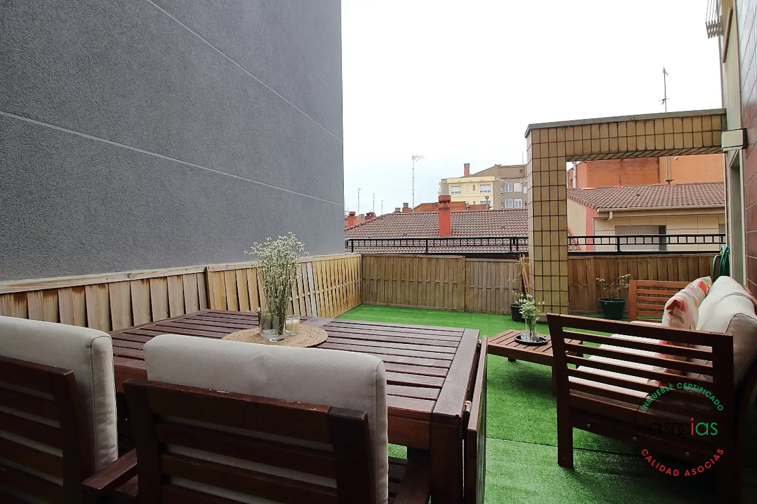 Terraza de Ático en venta en Gijón  con Calefacción, Parquet y Terraza